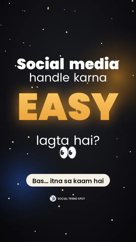 Social Trend Spot Instagram reel: Think handling social media is EASY? 👀