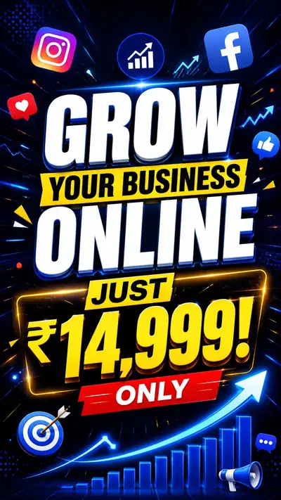 Social Trend Spot Instagram reel: Grow Your Business Online – Just ₹14,999!